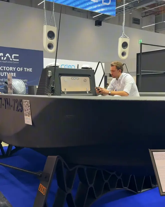 Un barco entero impreso en 3D